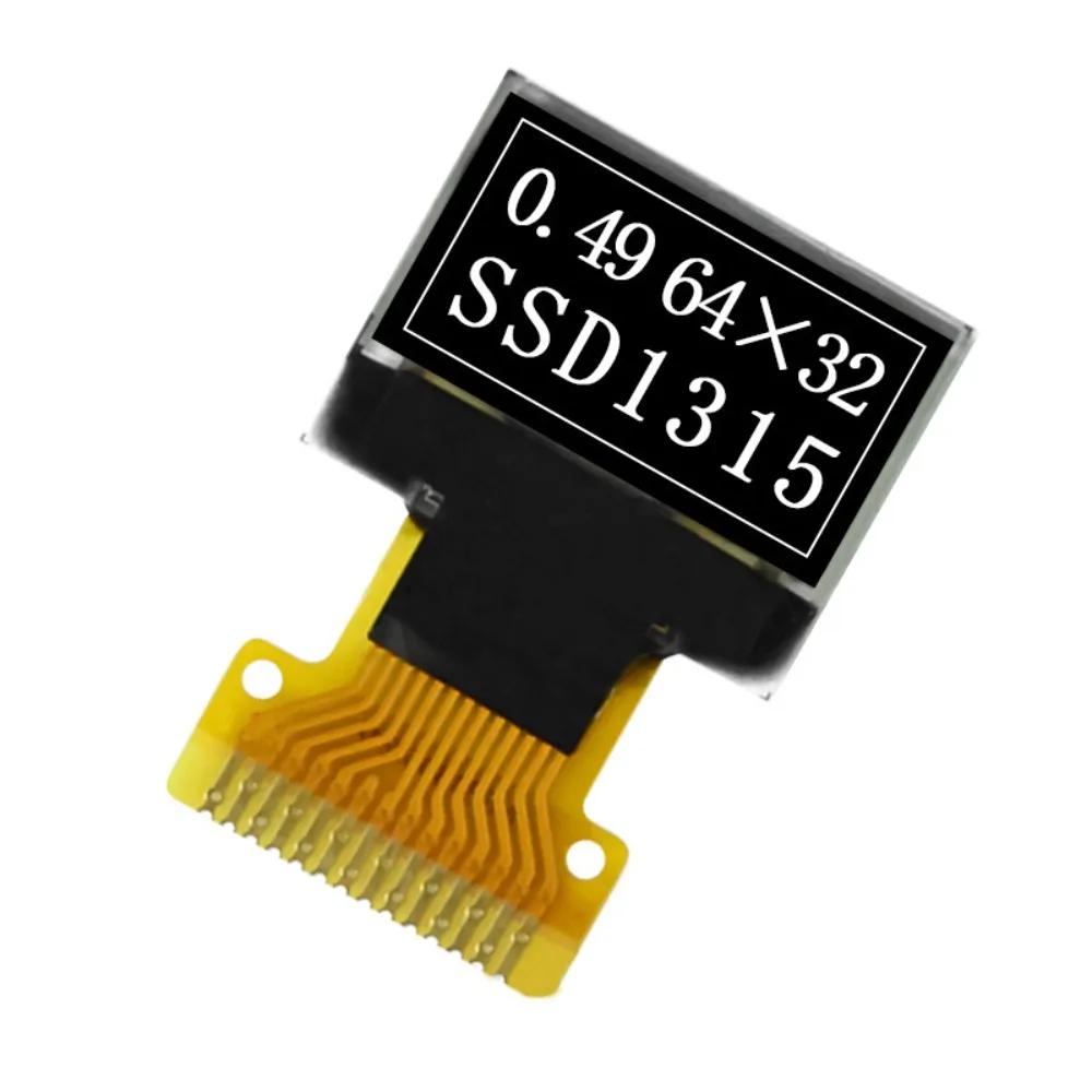 OLED LCD ÷ ,  IPS SSD1315 ̺ IC, I2C ̽, 64x32 OLED ũ , 0.49 ġ